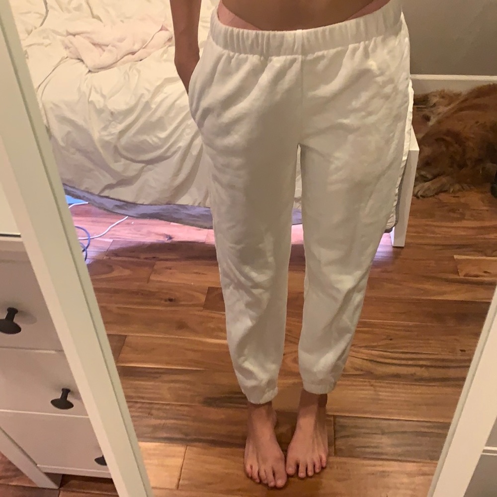 White brandy Melville sweats